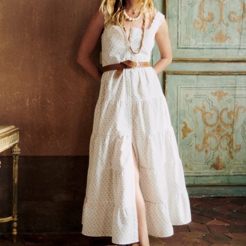 Sezane Rama Dress Mili Print - Size 6